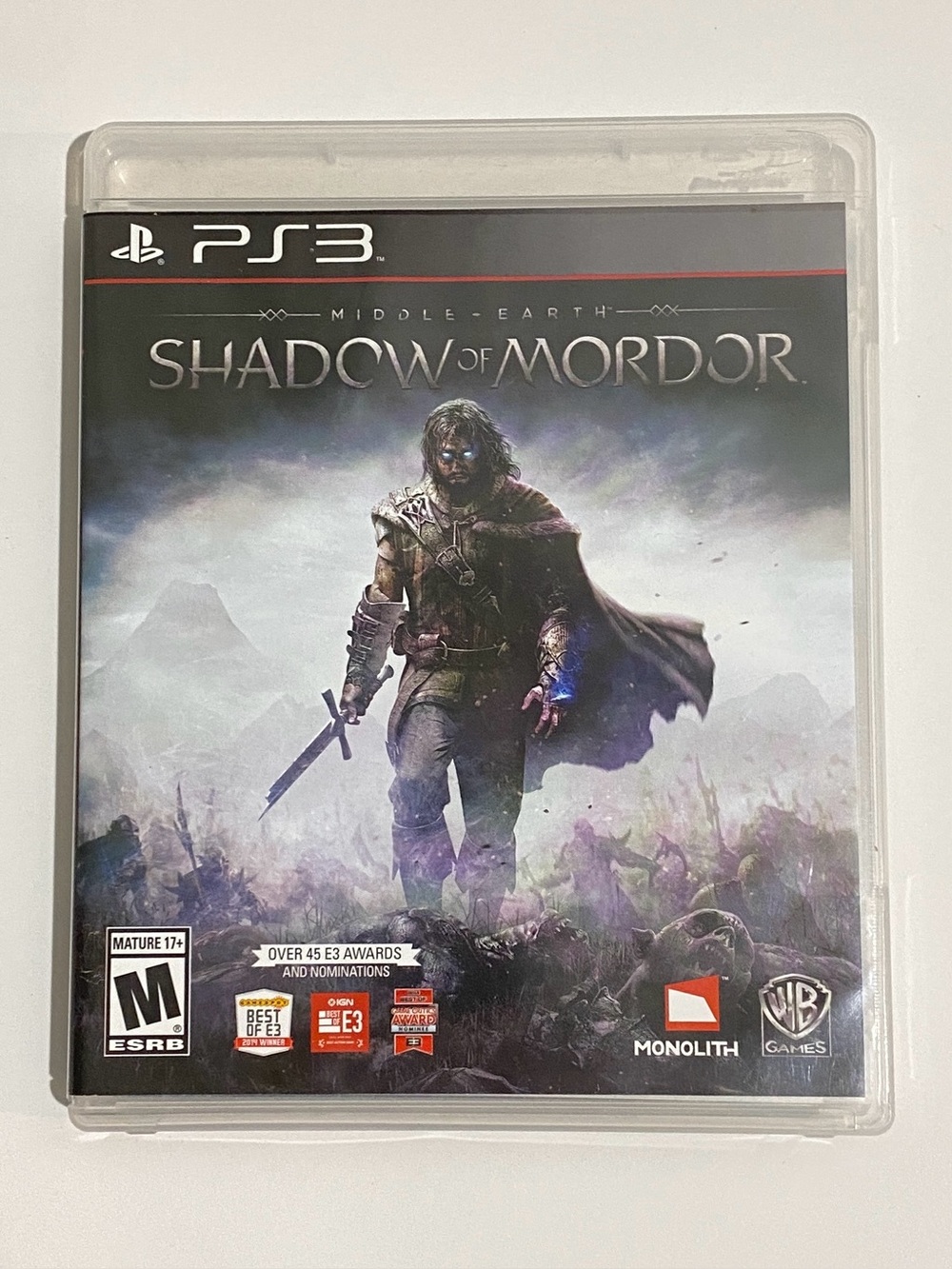 PlayStation 3 Middle-Earth: Shadow Of Mordor Lord of the Rings CIB Complete RPG